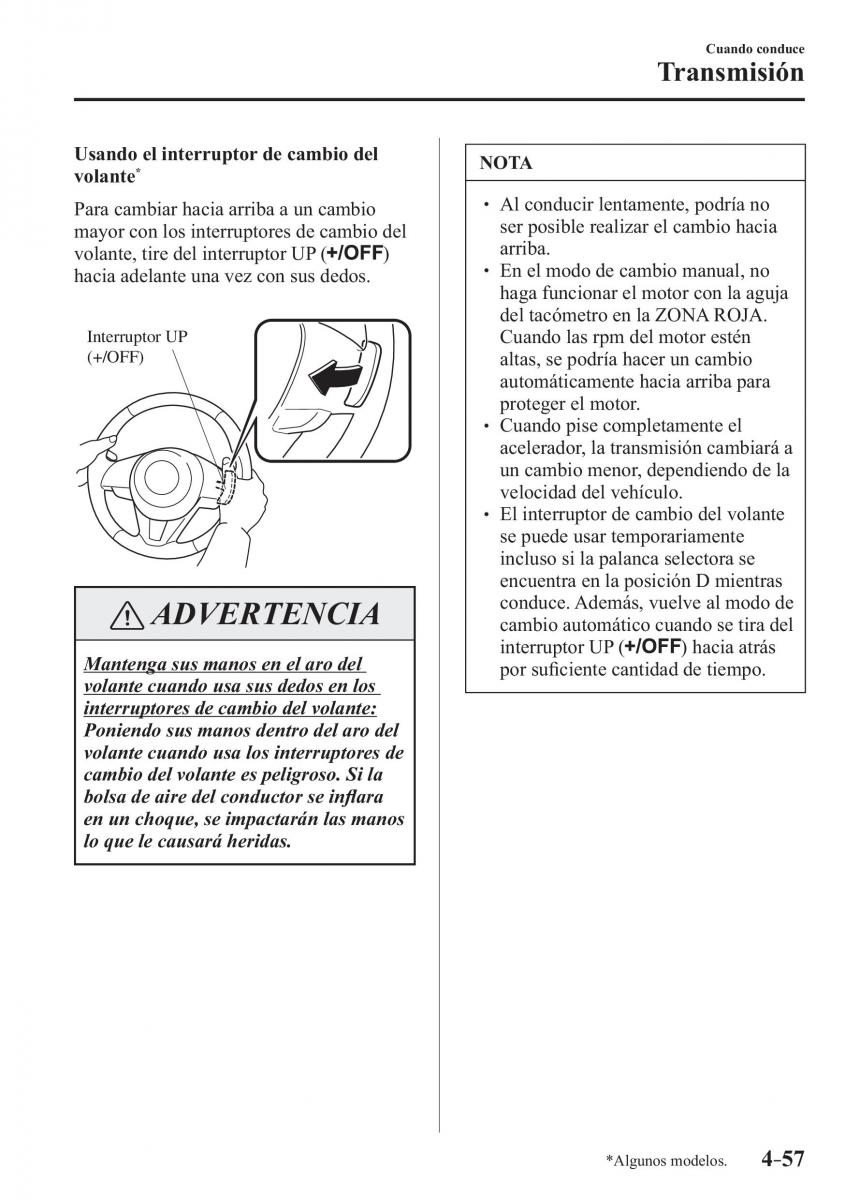 Mazda 2 Demio manual del propietario / page 214