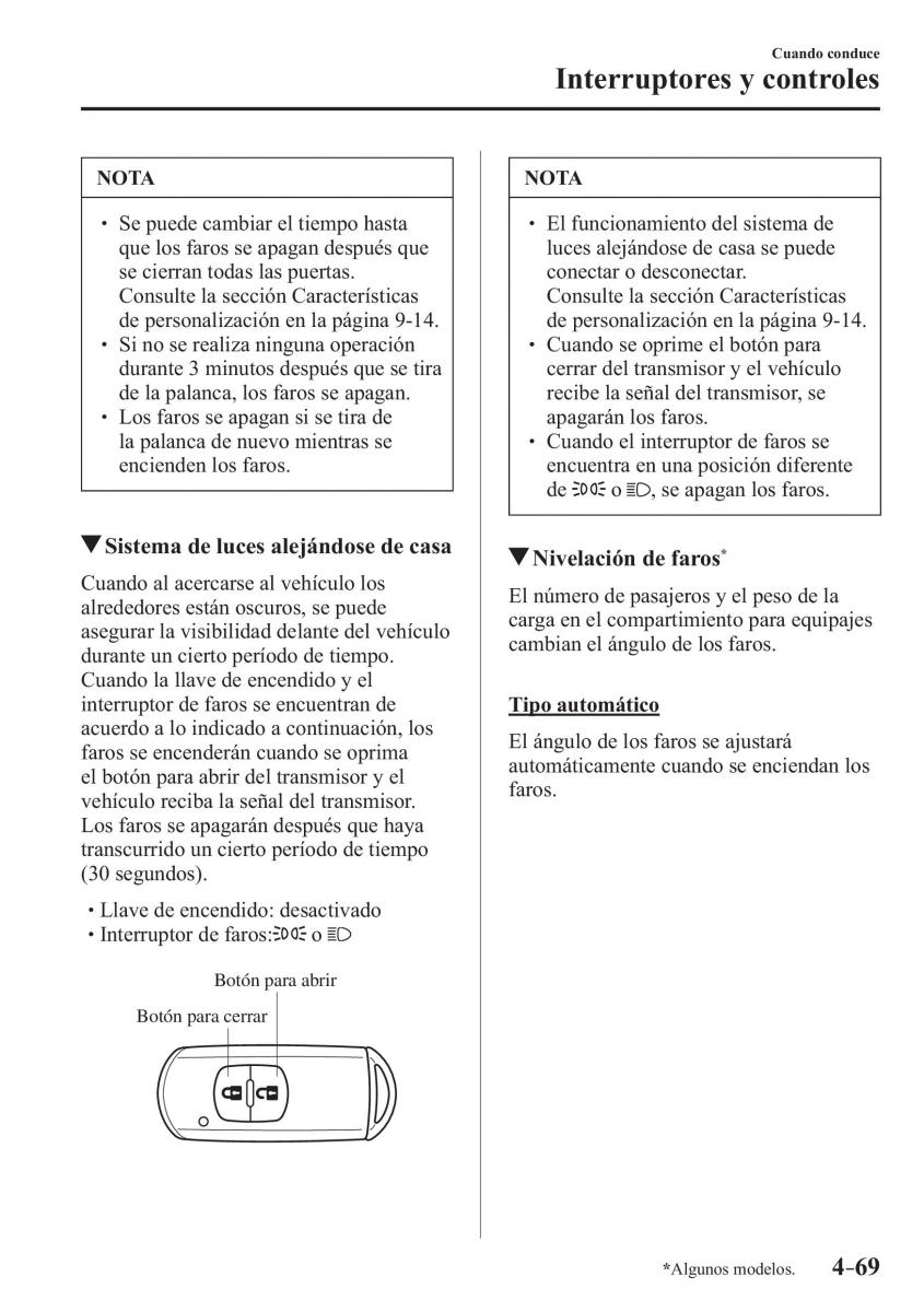 Mazda 2 Demio manual del propietario / page 226