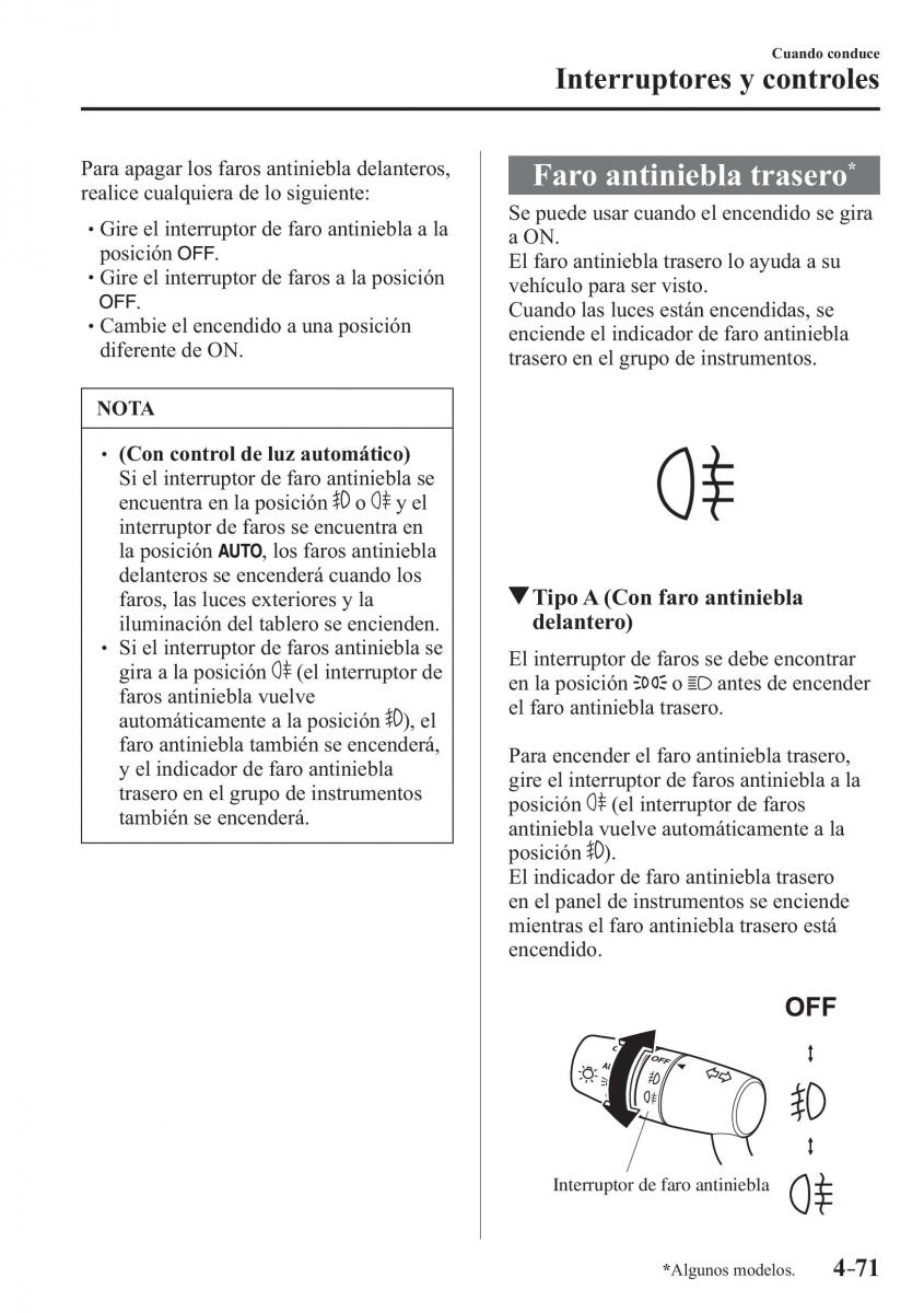 Mazda 2 Demio manual del propietario / page 228