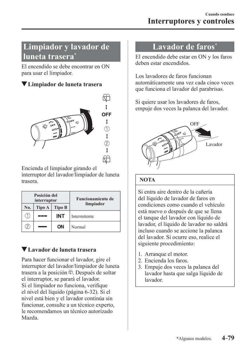 Mazda 2 Demio manual del propietario / page 236