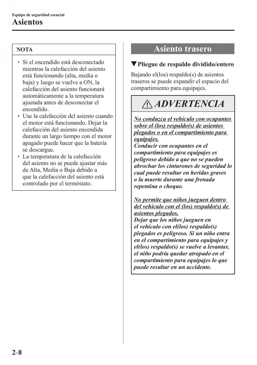 Mazda 2 Demio manual del propietario / page 29