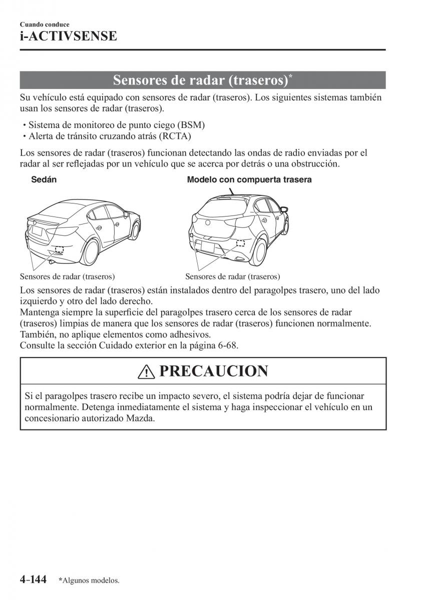 Mazda 2 Demio manual del propietario / page 301