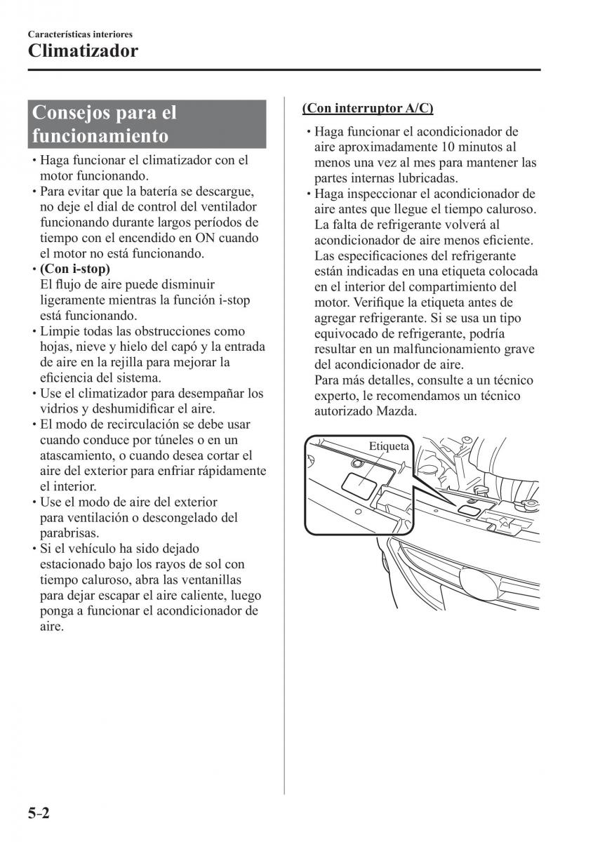 Mazda 2 Demio manual del propietario / page 327