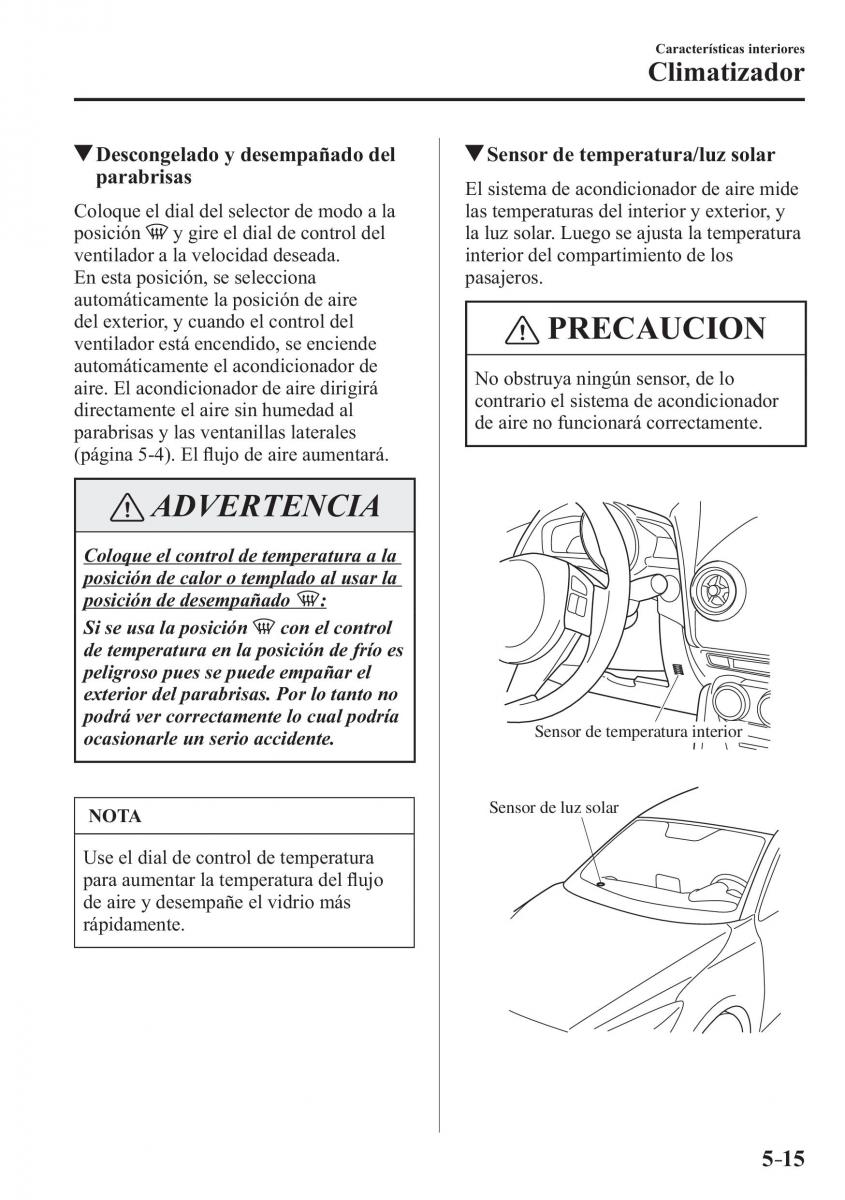 Mazda 2 Demio manual del propietario / page 340