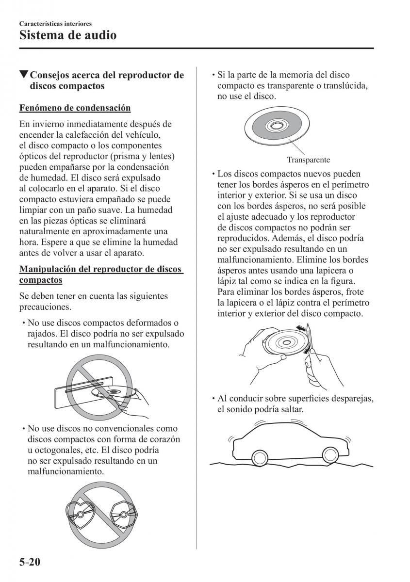 Mazda 2 Demio manual del propietario / page 345