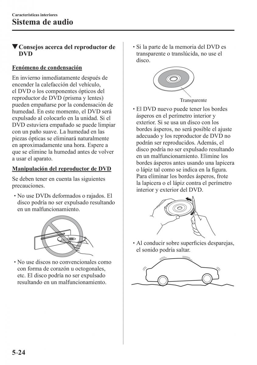 Mazda 2 Demio manual del propietario / page 349