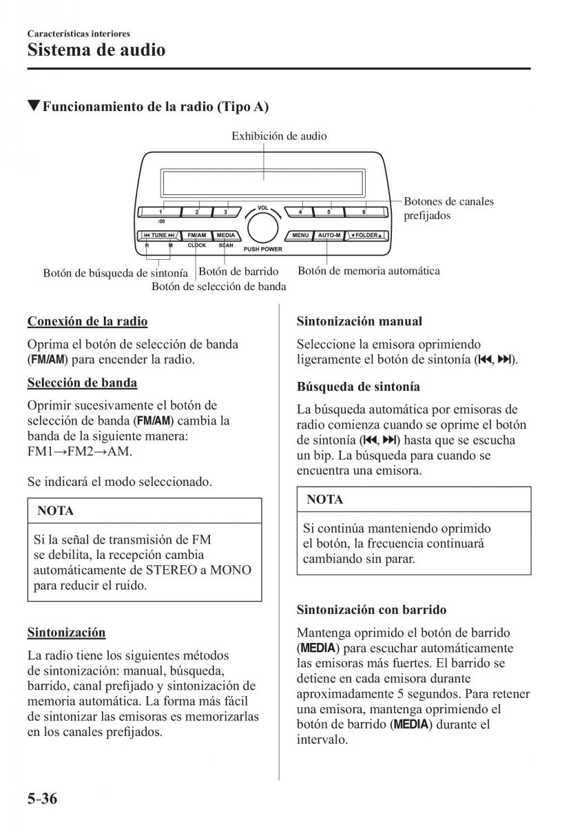 Mazda 2 Demio manual del propietario / page 361