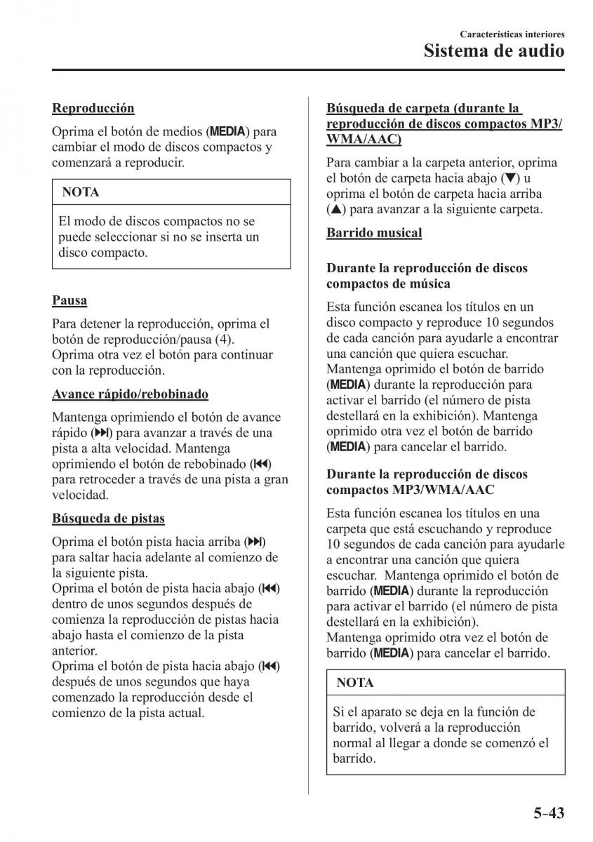 Mazda 2 Demio manual del propietario / page 368