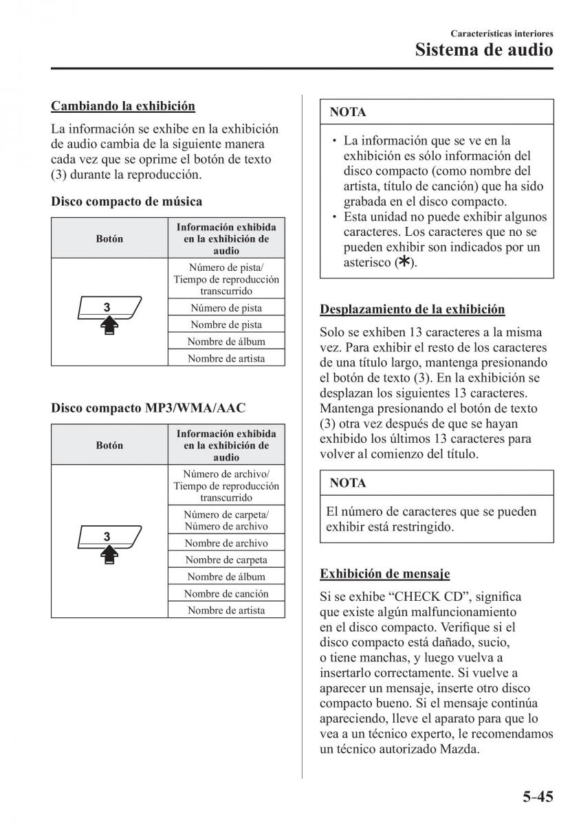 Mazda 2 Demio manual del propietario / page 370