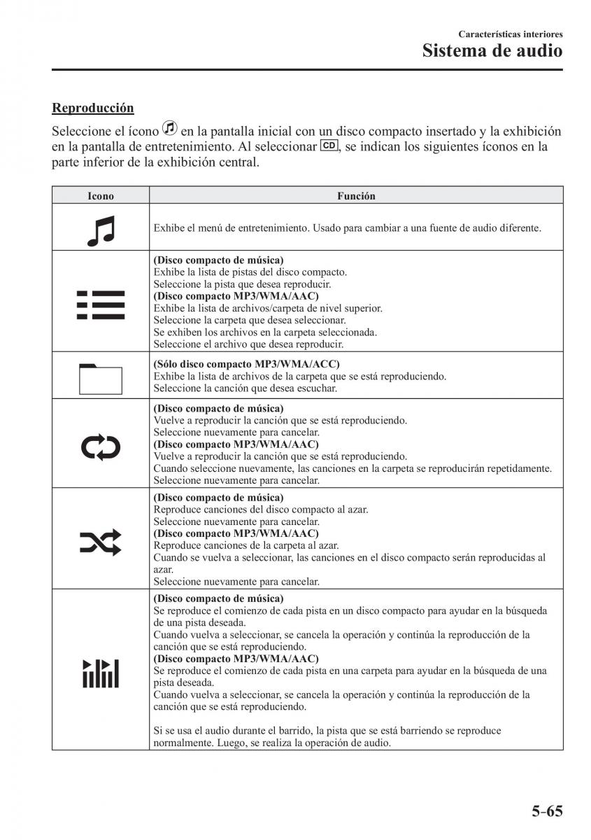 Mazda 2 Demio manual del propietario / page 390