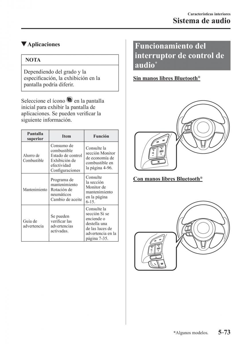 Mazda 2 Demio manual del propietario / page 398