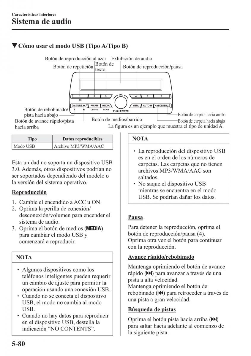 Mazda 2 Demio manual del propietario / page 405