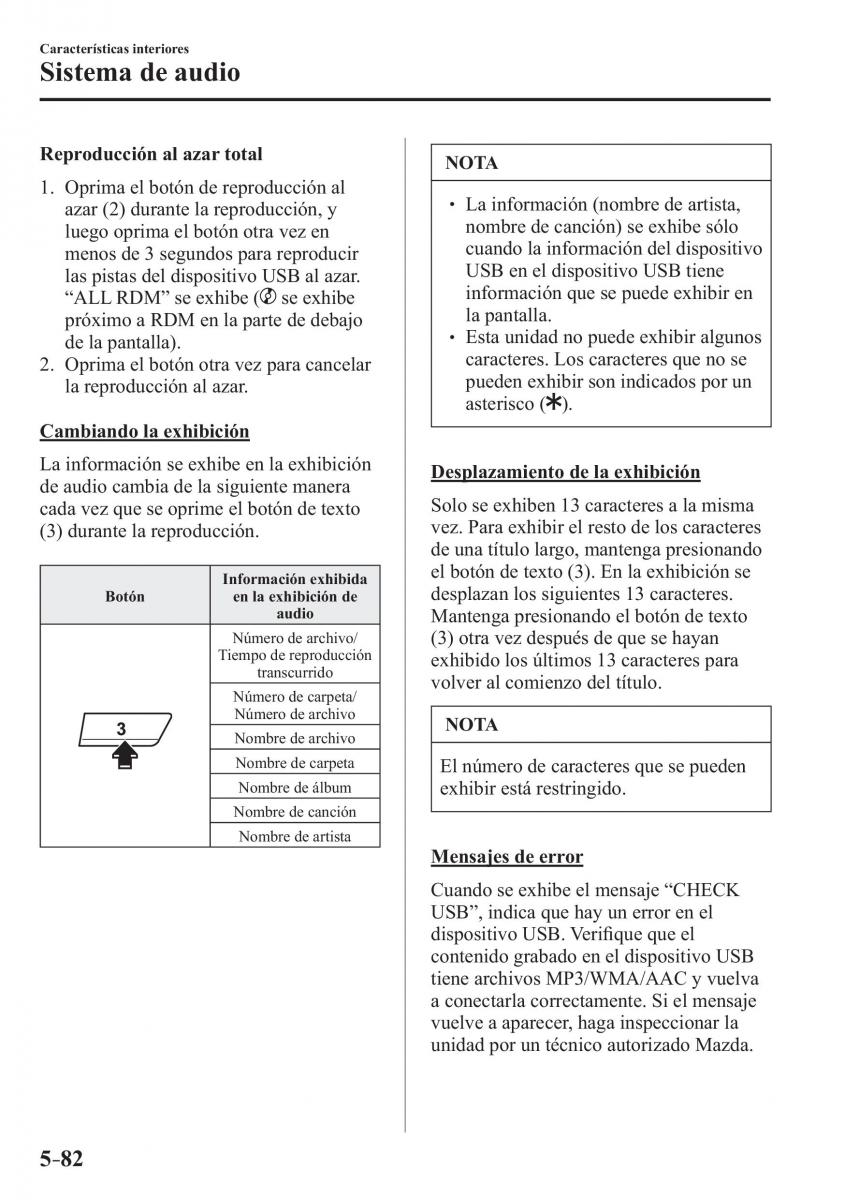 Mazda 2 Demio manual del propietario / page 407