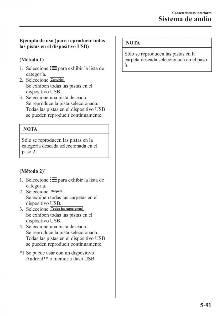 Mazda 2 Demio manual del propietario / page 416