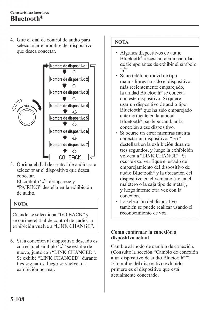 Mazda 2 Demio manual del propietario / page 433