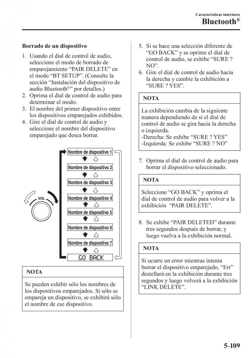 Mazda 2 Demio manual del propietario / page 434