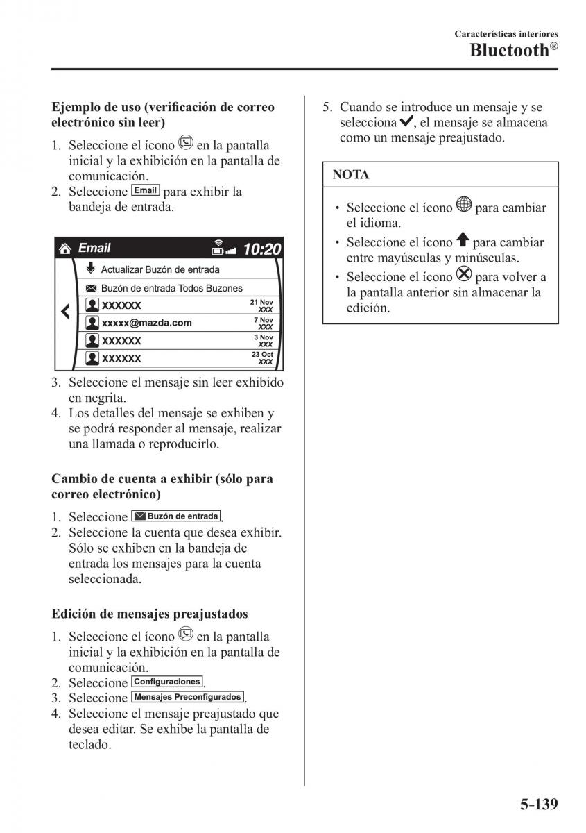 Mazda 2 Demio manual del propietario / page 464