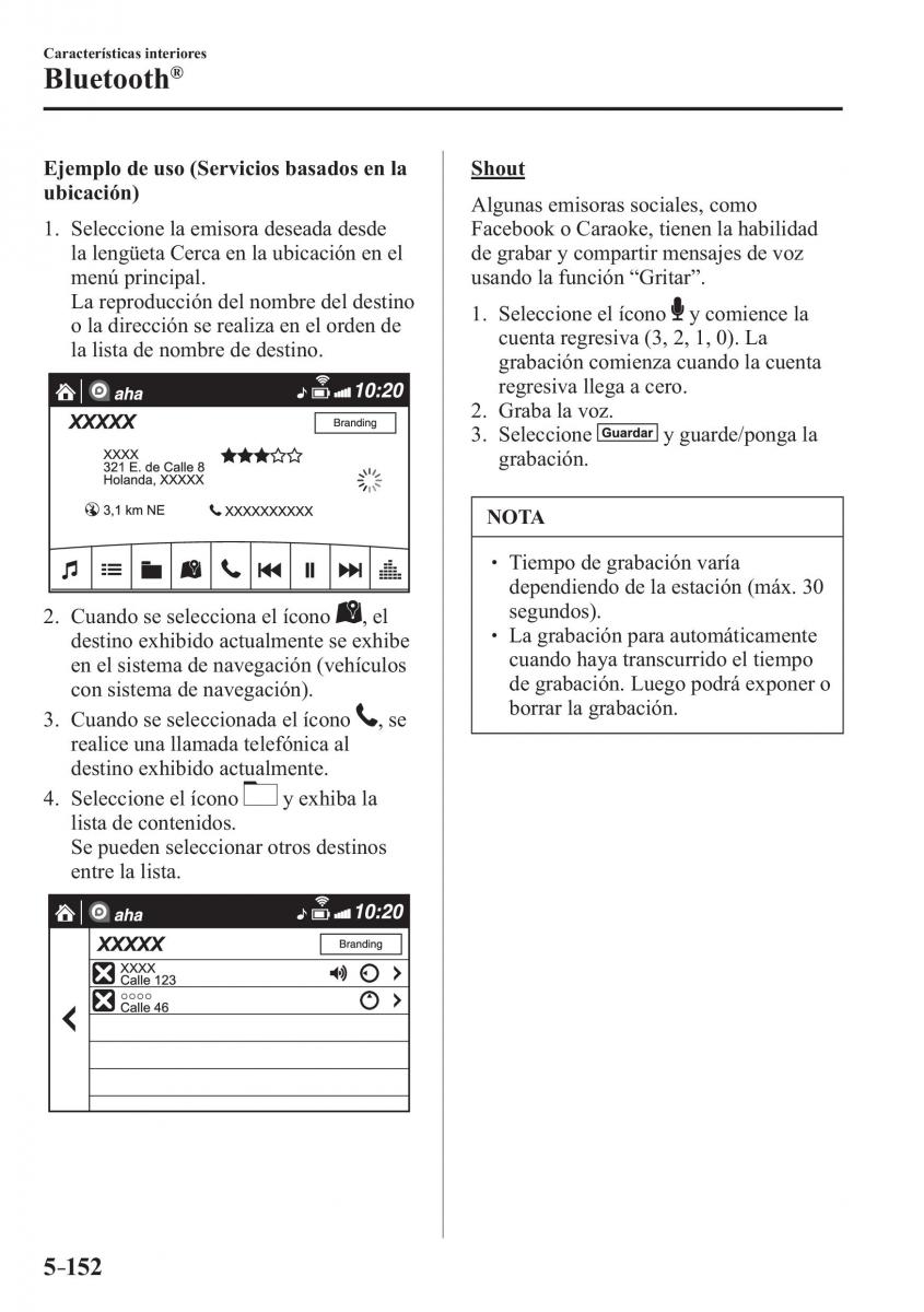 Mazda 2 Demio manual del propietario / page 477