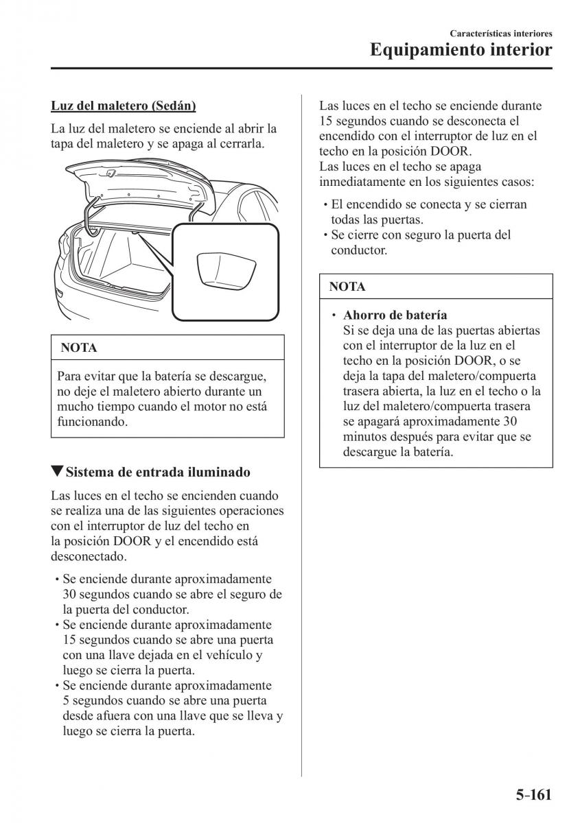 Mazda 2 Demio manual del propietario / page 486