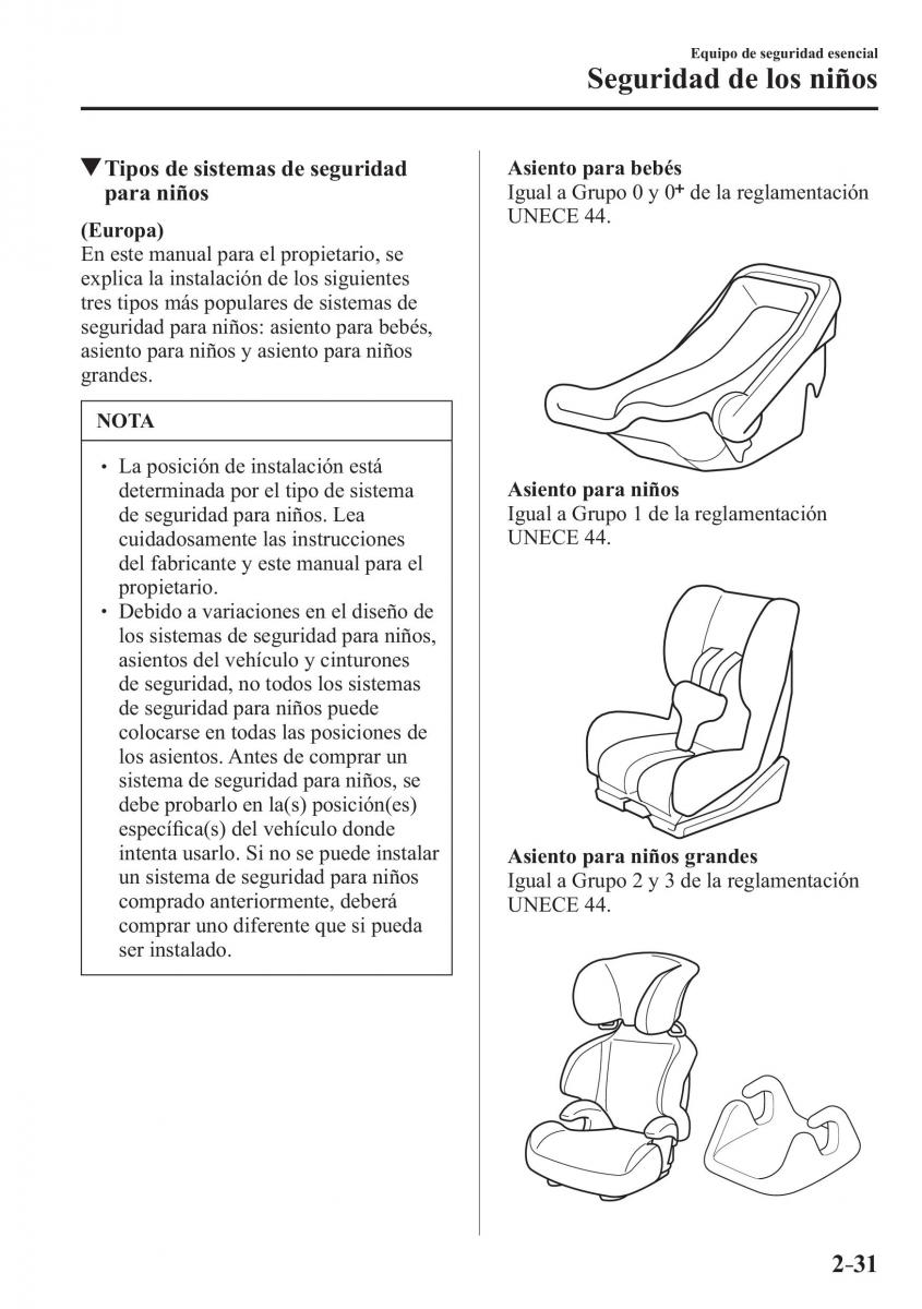 Mazda 2 Demio manual del propietario / page 52