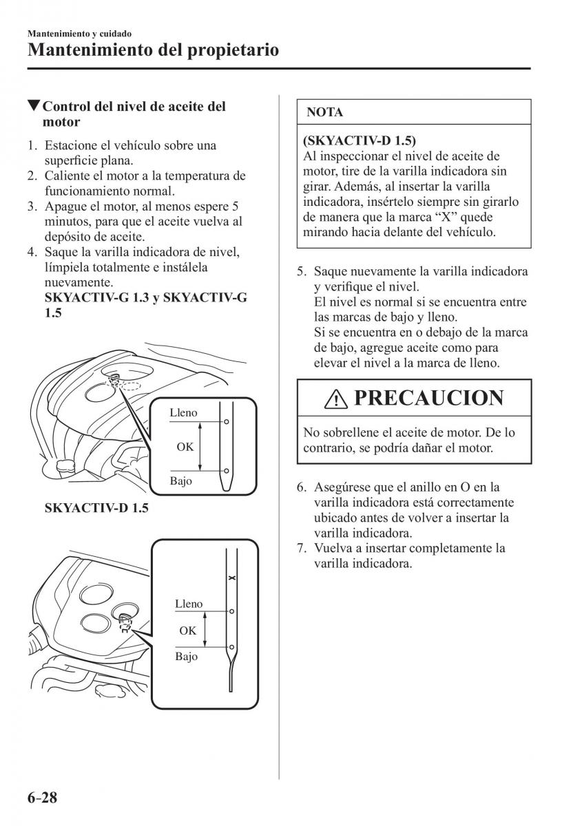 Mazda 2 Demio manual del propietario / page 521