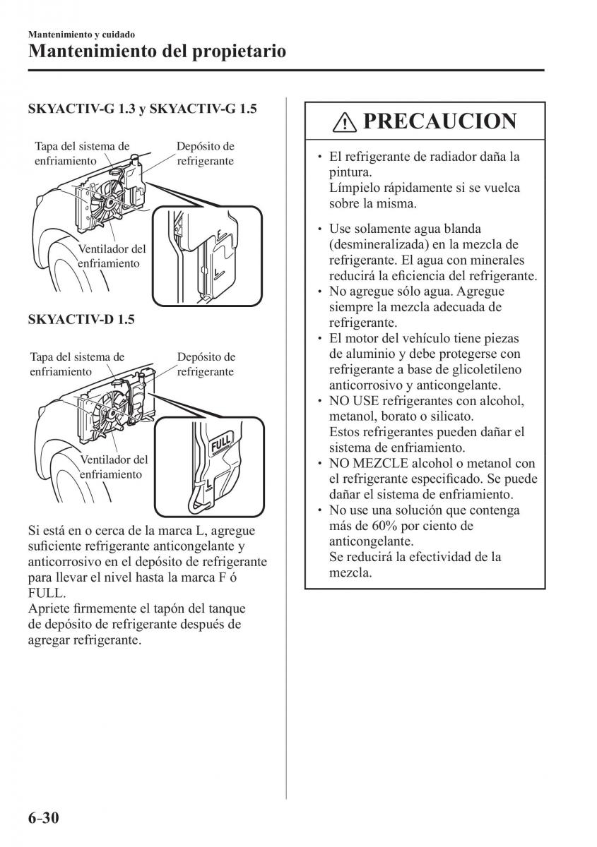 Mazda 2 Demio manual del propietario / page 523