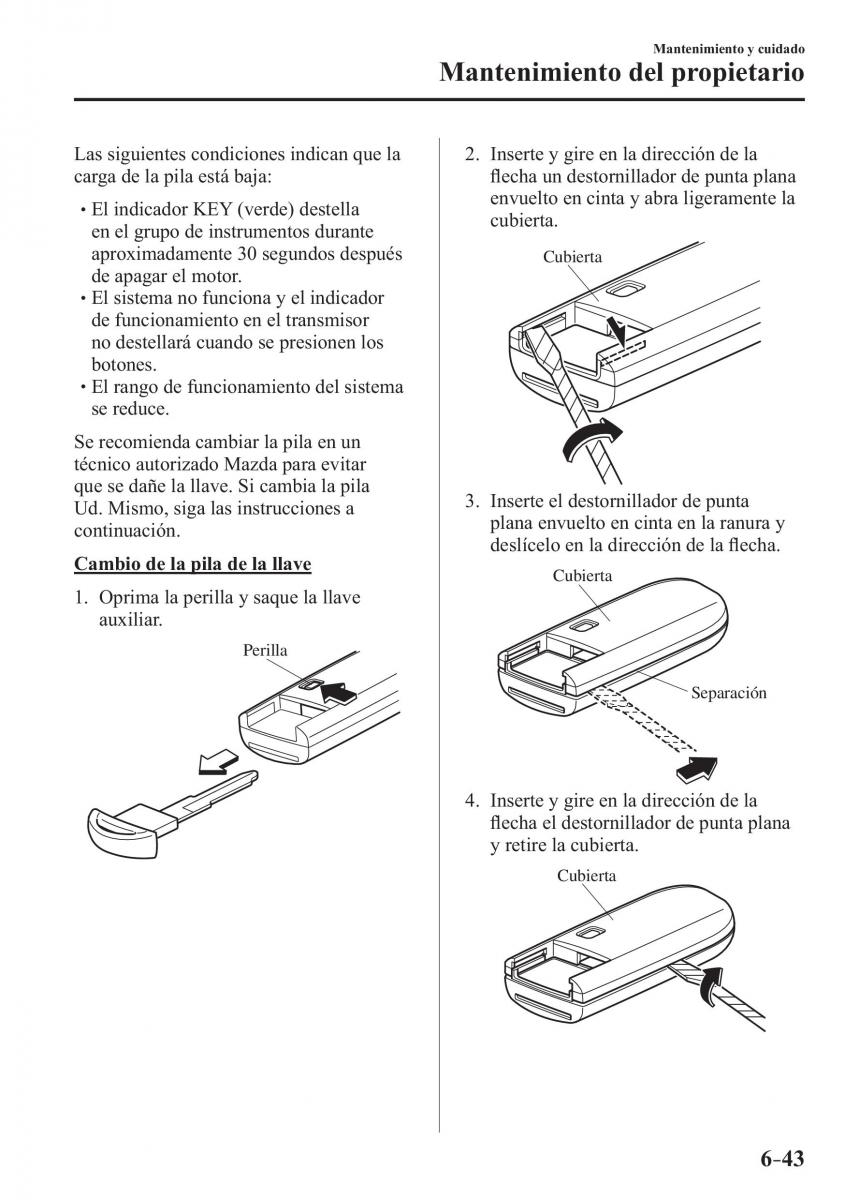 Mazda 2 Demio manual del propietario / page 536