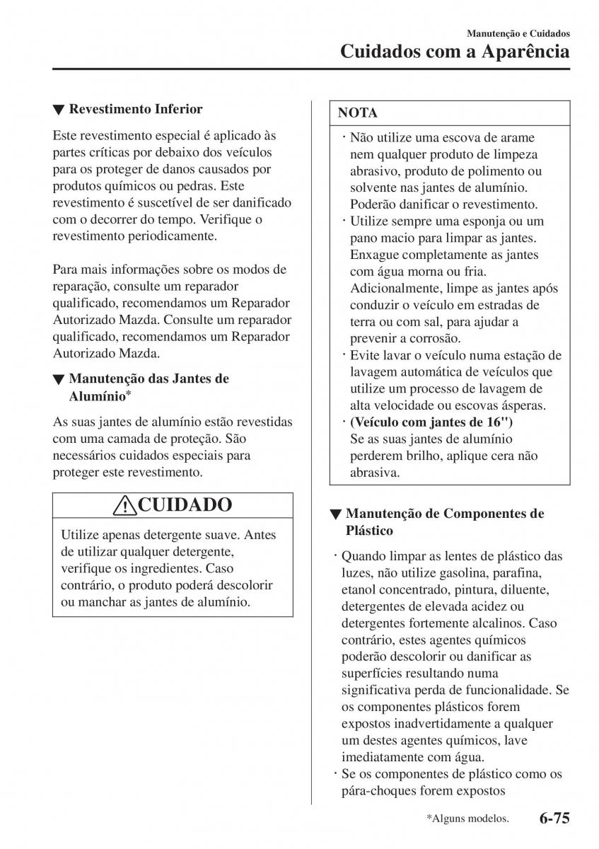 Mazda 2 Demio manual del propietario / page 552