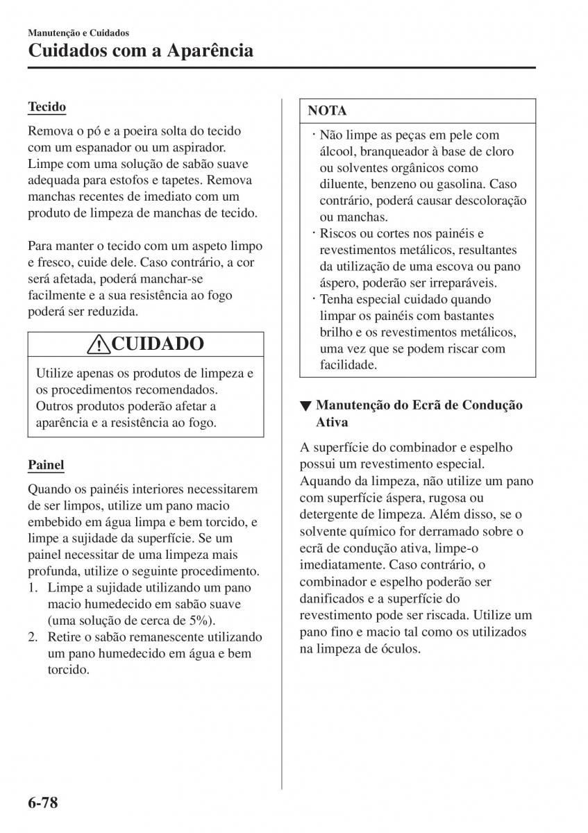 Mazda 2 Demio manual del propietario / page 555