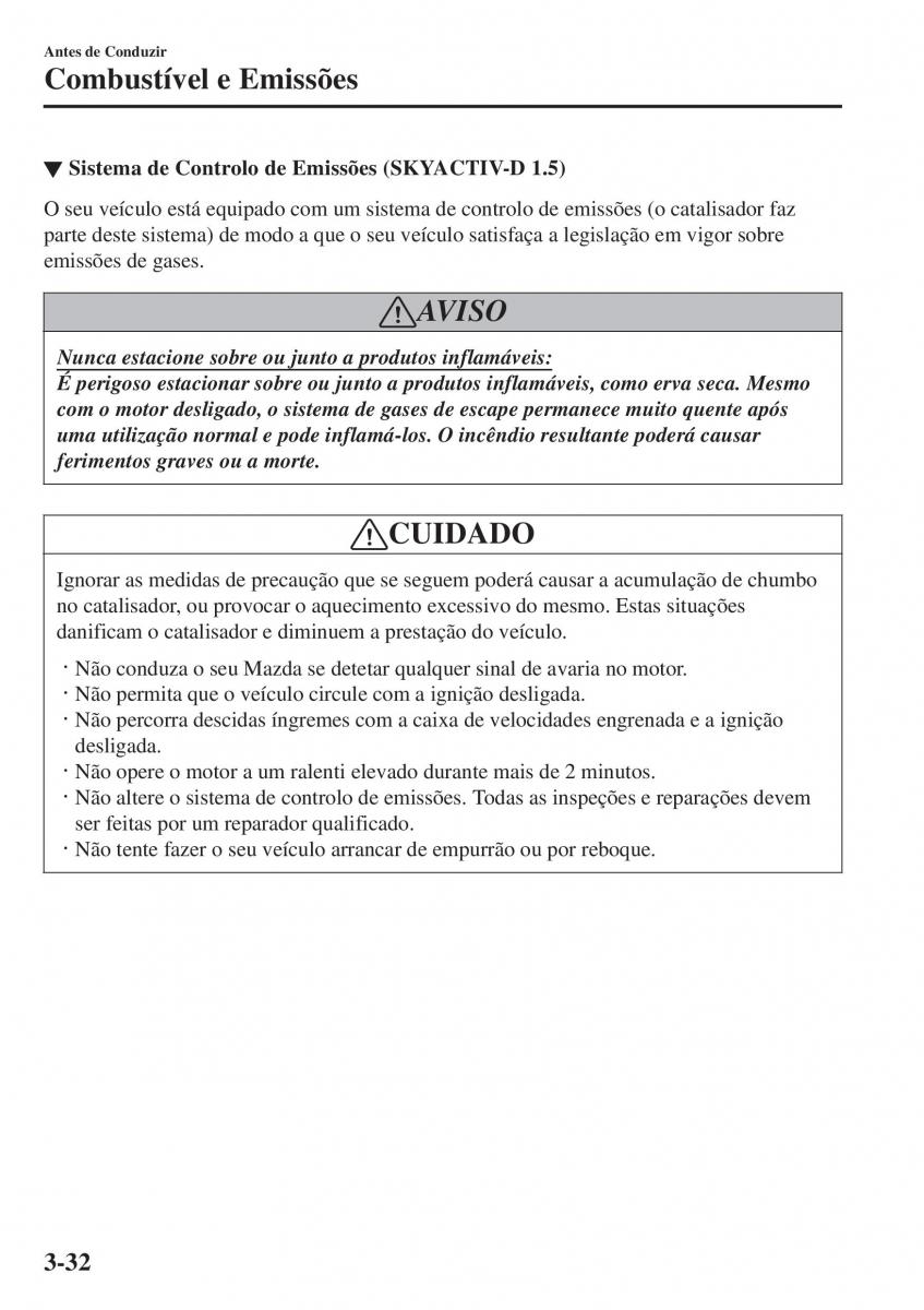 Mazda 2 Demio manual del propietario / page 113