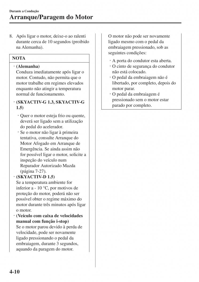 Mazda 2 Demio manual del propietario / page 159