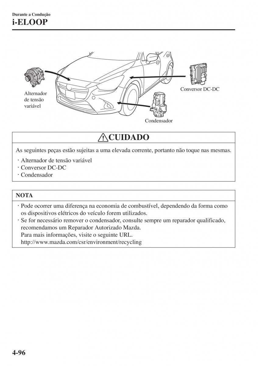 Mazda 2 Demio manual del propietario / page 245