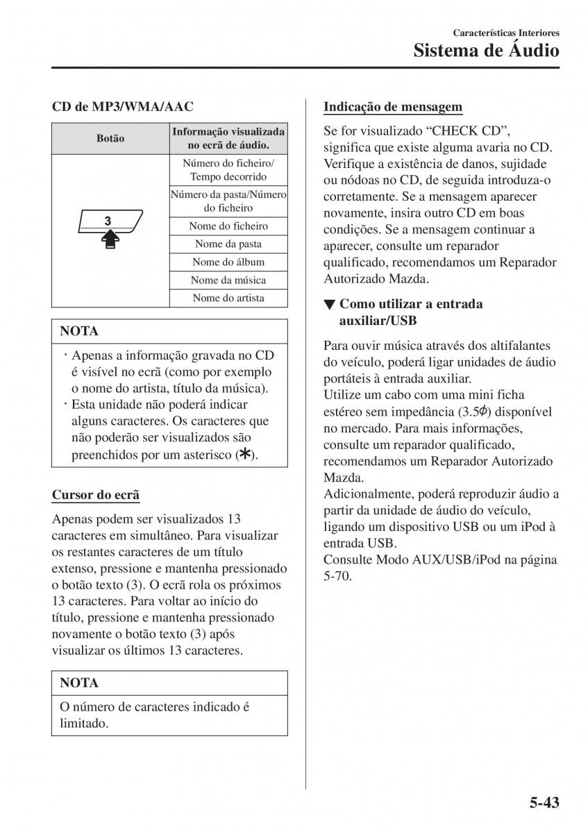 Mazda 2 Demio manual del propietario / page 360