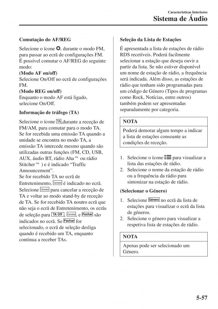 Mazda 2 Demio manual del propietario / page 374