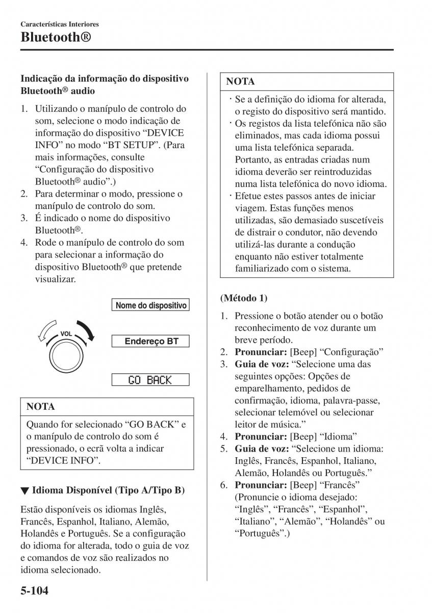 Mazda 2 Demio manual del propietario / page 421