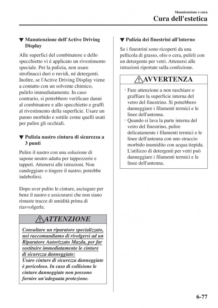 Mazda 2 Demio manuale del proprietario / page 550