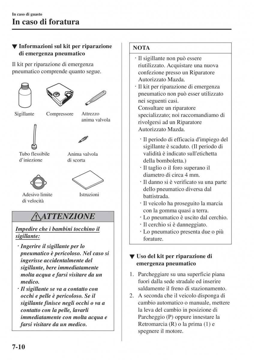 Mazda 2 Demio manuale del proprietario / page 561