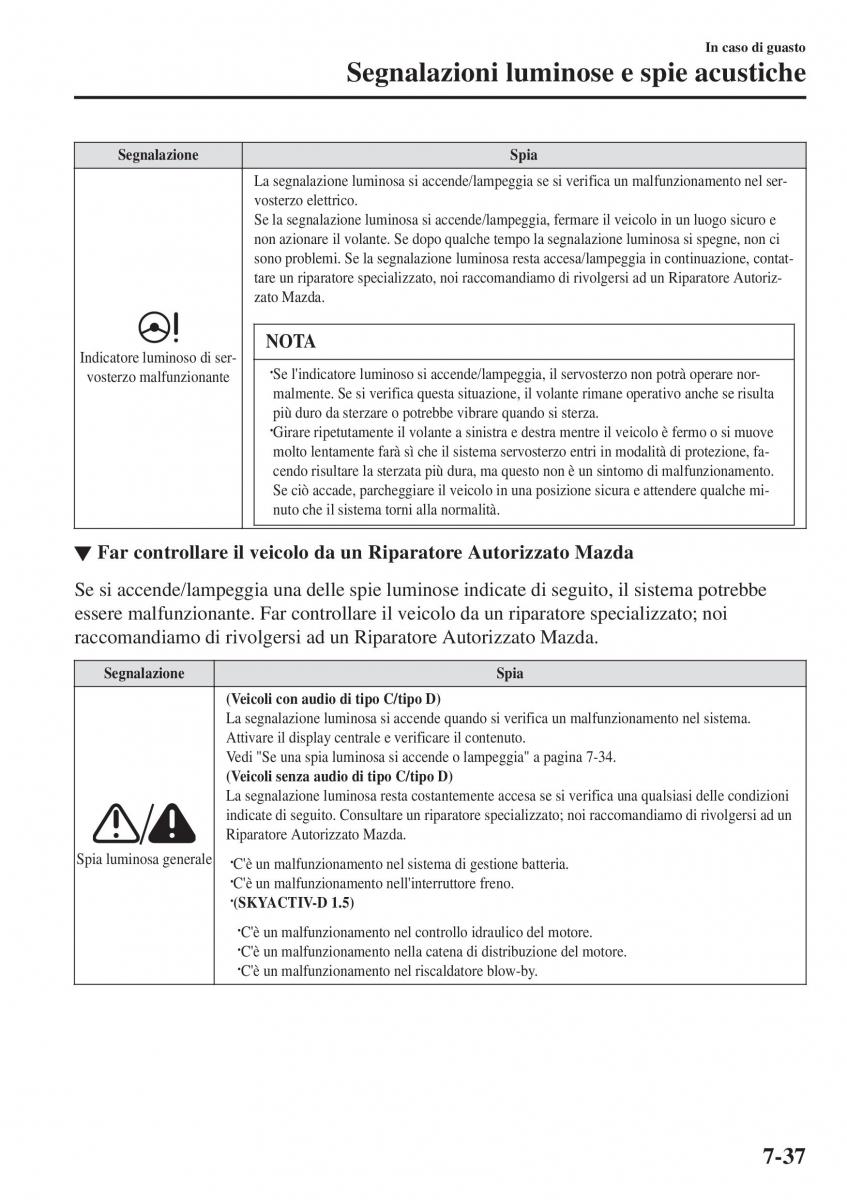 Mazda 2 Demio manuale del proprietario / page 588