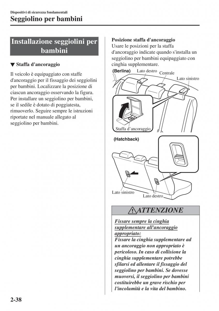 Mazda 2 Demio manuale del proprietario / page 59