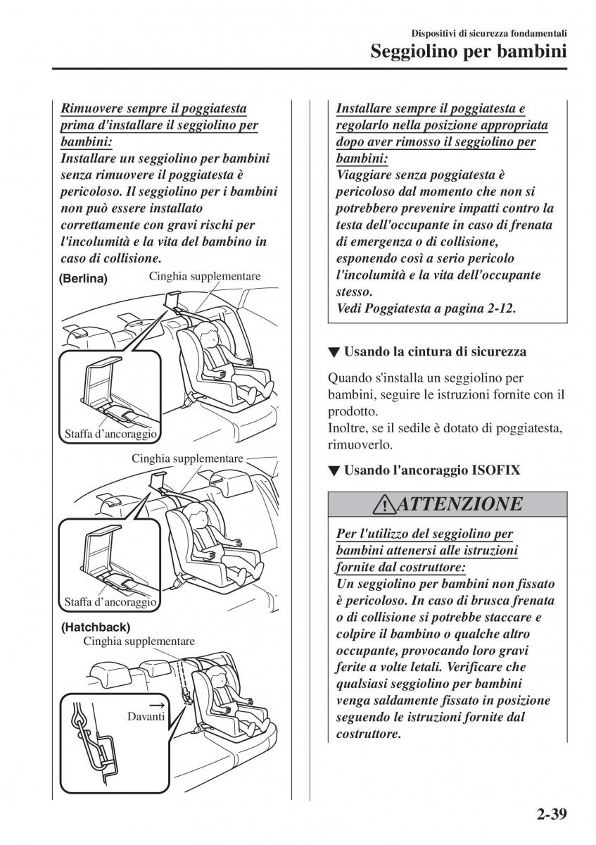 Mazda 2 Demio manuale del proprietario / page 60