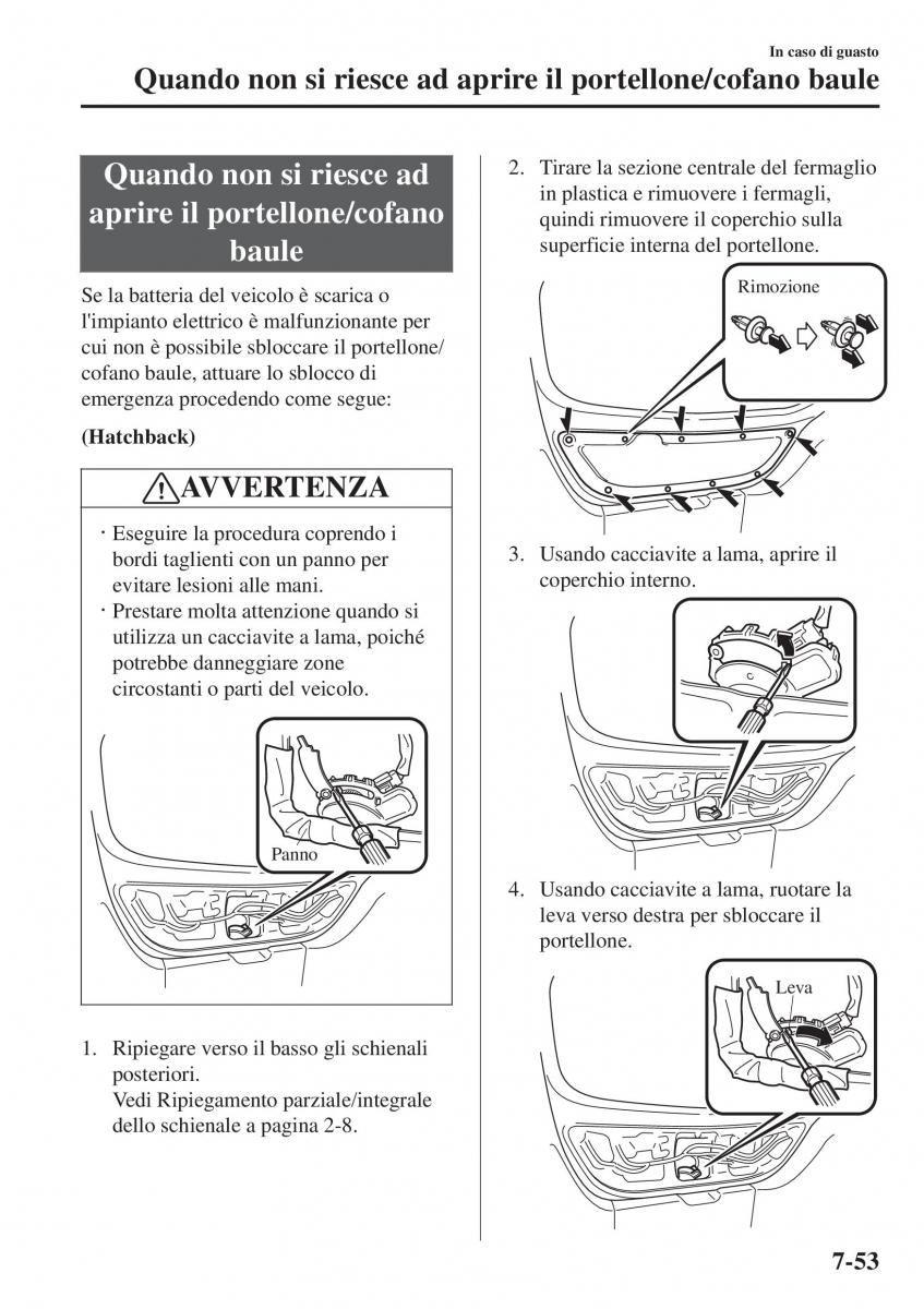 Mazda 2 Demio manuale del proprietario / page 604