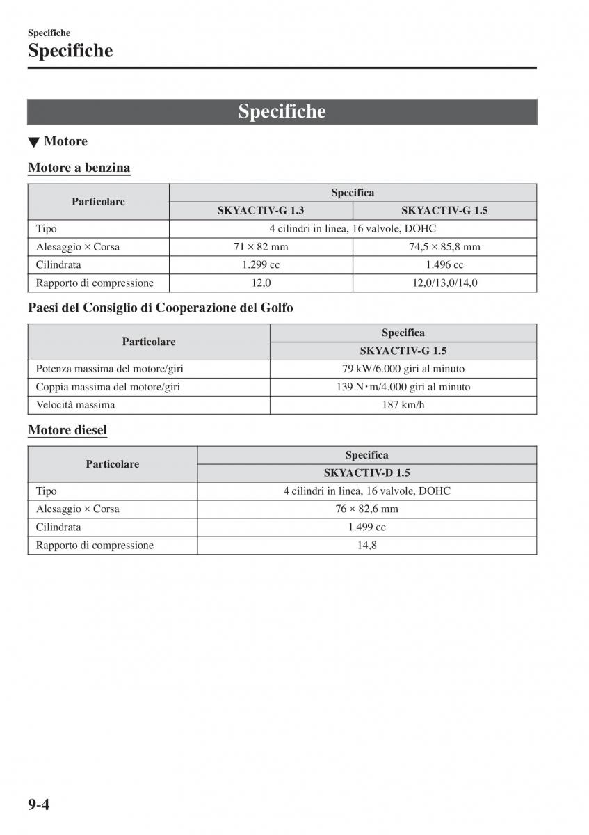 Mazda 2 Demio manuale del proprietario / page 633