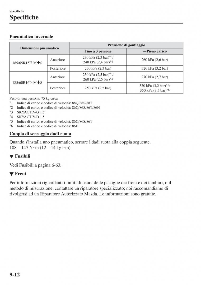 Mazda 2 Demio manuale del proprietario / page 641