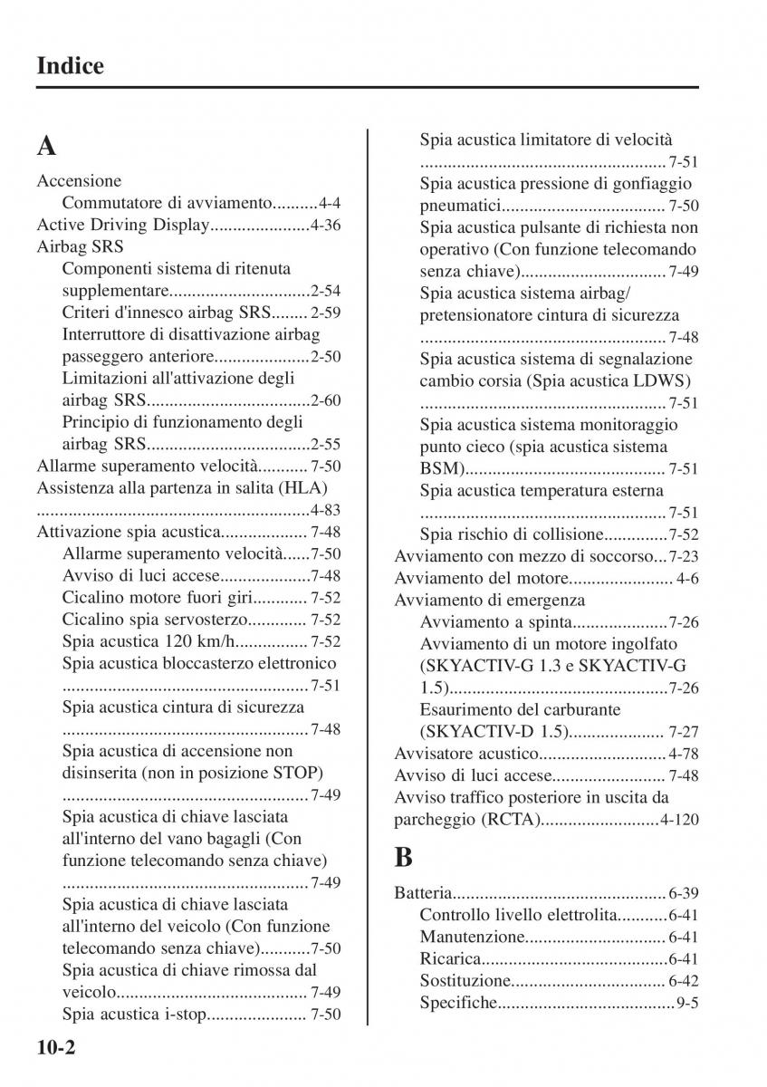 Mazda 2 Demio manuale del proprietario / page 651