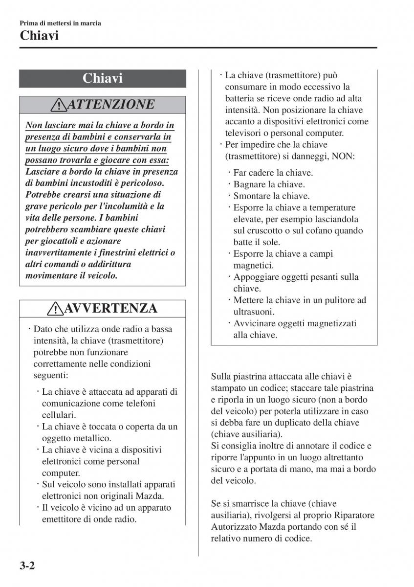 Mazda 2 Demio manuale del proprietario / page 85