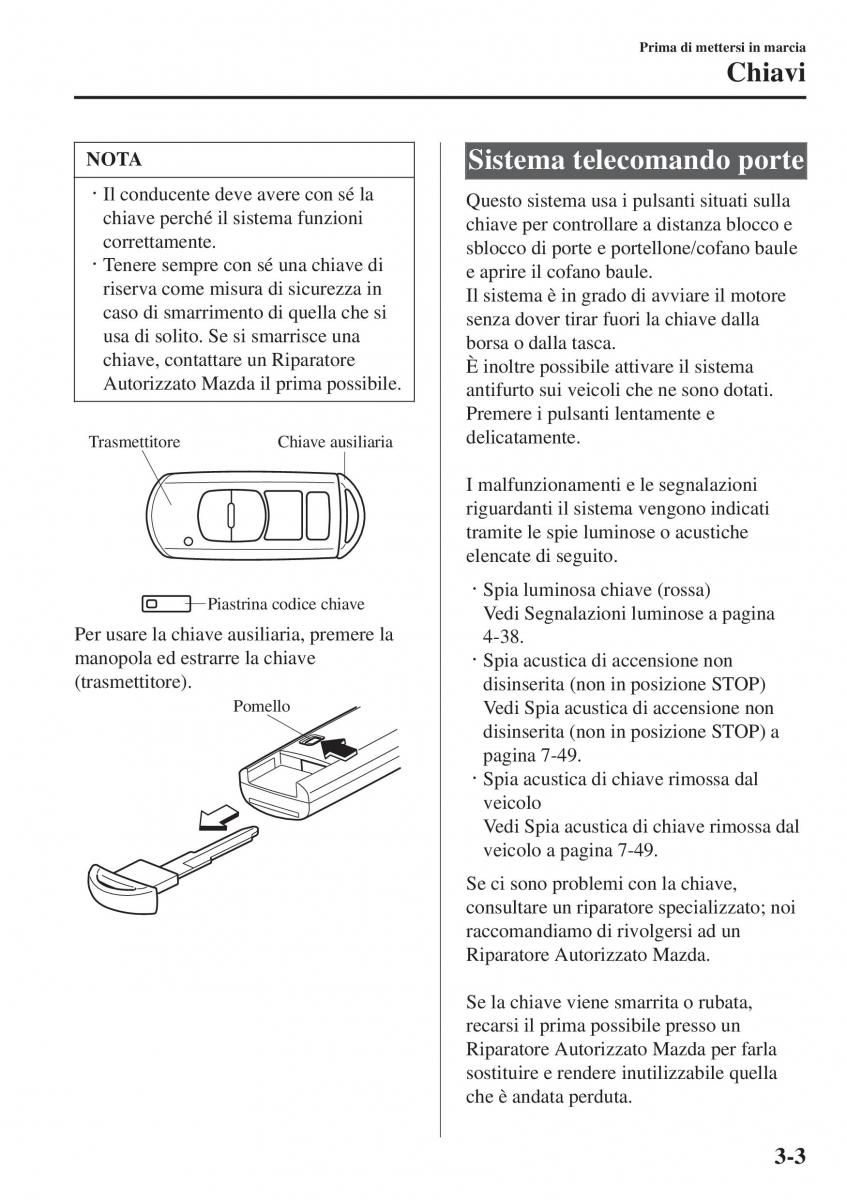 Mazda 2 Demio manuale del proprietario / page 86