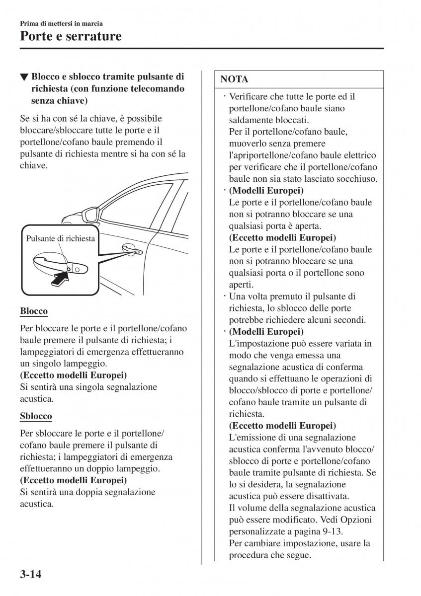 Mazda 2 Demio manuale del proprietario / page 97