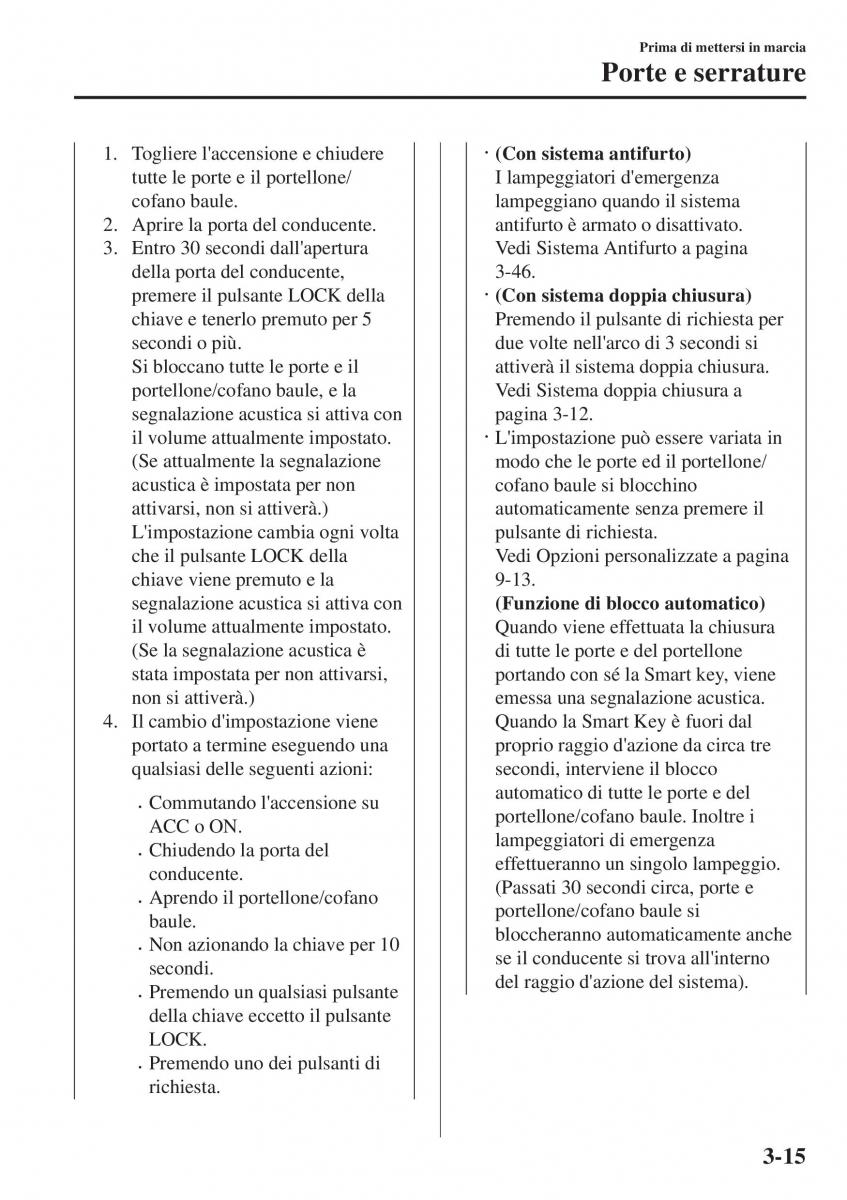 Mazda 2 Demio manuale del proprietario / page 98