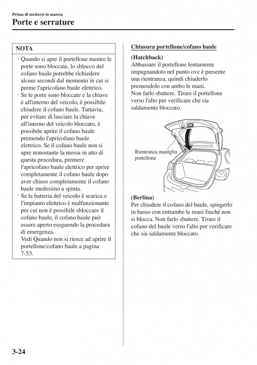 Mazda 2 Demio manuale del proprietario / page 107