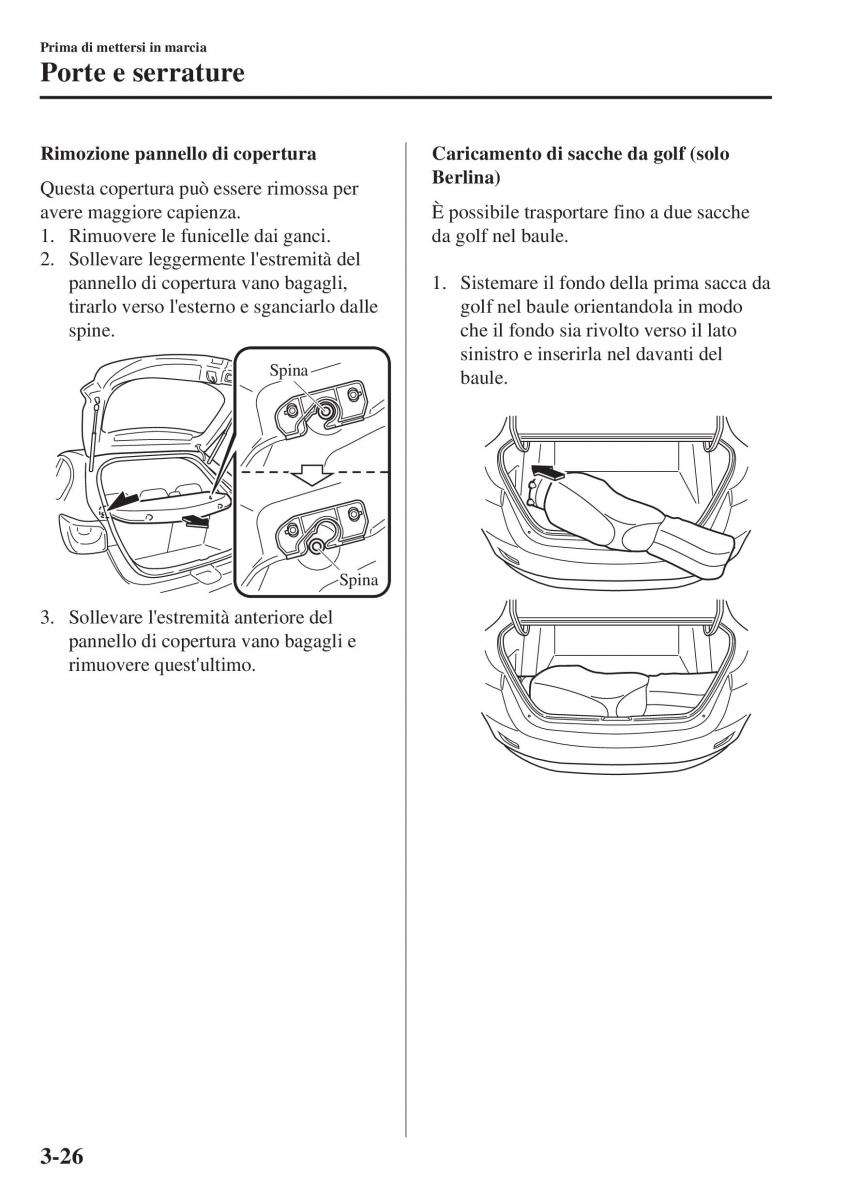 Mazda 2 Demio manuale del proprietario / page 109